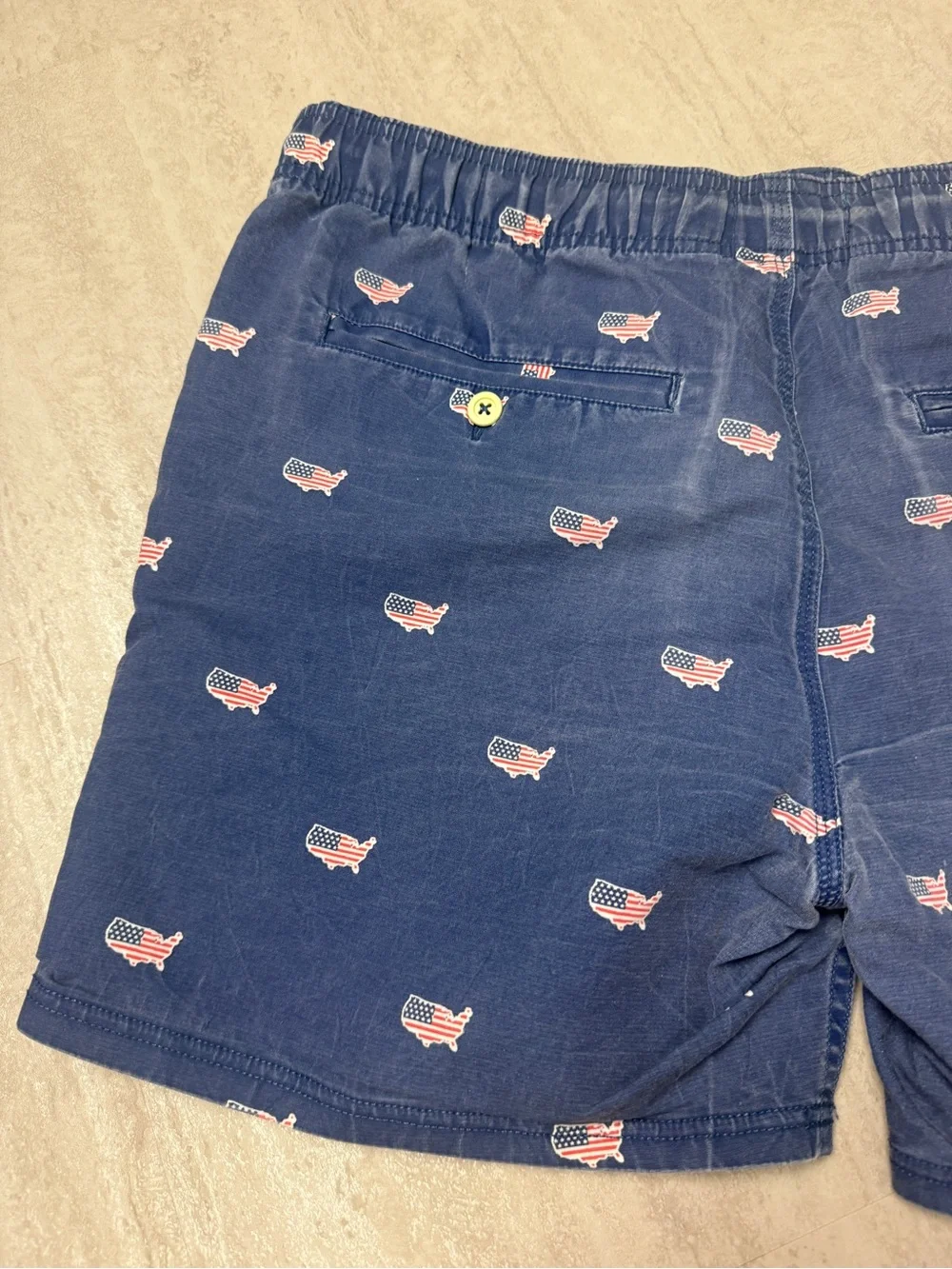 Rowdy Gentleman USA board trunks America swim trunks patriot shorts - Picture 9 of 11